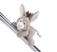 NICI MagNICI Burro Donkeylee 12cm Gris-Peluche sostenible con imán-Animal magnético para frigorífico, Pizarra, Metal y Mucho más Gran Idea de Regalo, Color (49191)