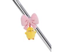 MagNICI Molang 62773 - Lazo con PIU PIU, 4 cm, Amarillo, Peluche con imán, Peluche para frigorífico, Pizarra, Metal y Mucho más, para Regalar