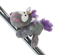 NICI- MagNICI Theodor & Friends Unicornio Star Bringer 12cm Green, Color Grey (48624)