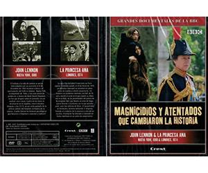 Magnicidios y Atentados Johnn Lennon y Princesa Ana DVD estuche fino