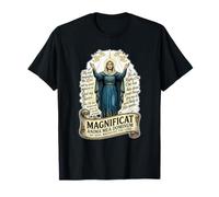 Magnifica al Señor Nuestra Señora María Misa Latina Católica Camiseta
