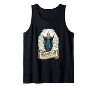 Magnifica al Señor Nuestra Señora María Misa Latina Católica Camiseta sin Mangas