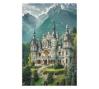 Magnífica mansión de Estilo Victoriano Puzzle 1000 Piezas Regalo Ideal Original Rompecabezas 3D Obra De Arte para Hombres Y Mujeres DIY Creativo Aliviar Estrés 1000 PCS