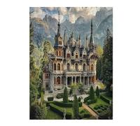 Magnífica mansión de Estilo Victoriano Puzzles 500 Piezas Construir Maquetas Rompecabezas para Adultos Desafío Intelectual Juguete Educativo 3D Moderno 500 PCS