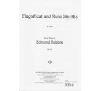 Magnificat and nunc dimittis Opus 65 - SATB - Book