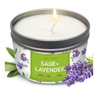 MAGNIFICENT 101 Sage and Candle es una Vela de Lata de Cera de Soja Natural formulada para aromaterapia, purificación de energía Negativa, curación y Mejora de la energía del hogar.