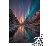Magnificent Aurora Boreal 38x26cm/1000pcs Rompecabezas para Adultos - Frozen Cielo Nocturno Juguete De Bricolaje