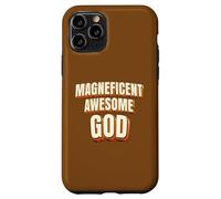 Magnificent Awesome God For Christian Men Women Kids Carcasa para iPhone 11 Pro