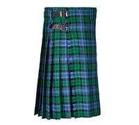 Magnificent Sport Falda escocesa tradicional Campbell de 5 yardas, escocesa, escocesa, para hombre, verde, 32W