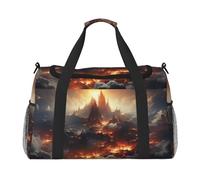 Magnificent Volcanoes - Bolsa de viaje de fin de semana para hombres y mujeres, adecuada para viajes y actividades al aire libre