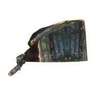 Magnífico Oso Pardo Unisex Gorros Cocinero Absorción De Sudor Gorro De Chef Transpirable Gorro De Trabajo para Cocina Restaurante Catering