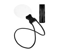 Magnifier For Reading | 5X 10X Portable Reading Magnify Tool | Hands-Free Magnifier | For Adults Men Women Elderly Indoor Outdoor Electronic Repair Crafting Sewing, Lupa De Lectura