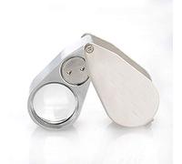 Magnifier Glass - High Magnification Handheld Glass with LED Lights HD Children Elderly Students with The Elderly Reading Glass Portable Glass -30 Times Repair Magnifying