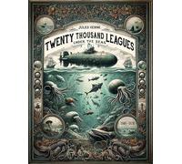 [Magni'Fix] Cuadro personalizado de aluminio | JULES VERNE - SUBLES MARES (formato medio) | Decoración de pared única y regalo original (21 x 30 cm)