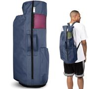 MAGNILAY Bolsa de Yoga expandible Grande Azul para Esterilla y Bloques, Bolsa para Esterilla de Yoga para Mujeres y Hombres, Bolsas y transportadores de Yoga Que se adaptan a Todas Tus Cosas para