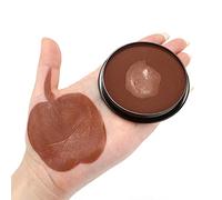 Magno de Aceite de Pintura de Caras para la Seguridad de los Niños y los Adultos e Inocuo Fácil de Aplicar y Limpiar (BLACK) (BROWN)