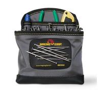 MagnoGrip 002-405 3-Pocket Magnetic Nail Pouch, Black