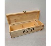 Magnum - Caja de madera vacía Renato Ratti de 1 botella