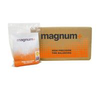Magnum+ Cuentas de equilibrio de neumáticos, caja de 20 bolsas x 300 g