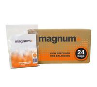 magnum+ Cuentas de equilibrio de neumáticos, caja de 24 bolsas (185 g cada una)
