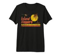 Magnum Island Retro Hoppers Puesta De Sol En PI Camiseta Premium