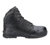 Magnum Mujer Huelga Fuerza 6.0 Side-Zip CT CP Wp Uniforme Botas Seguridad Negro