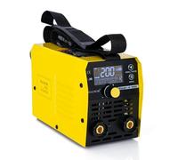 Magnum Power VIP 5000 LCD - Soldadora inversor MMA 200 A con sinergia y pantalla LCD - Soldador de electrodos portátil para profesionales y bricolaje