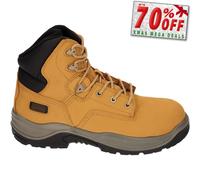 Magnum Precisión Sitemaster Hombre Working Protector Cuero Botas Seguridad Tan