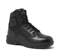 Magnum Strike Force - Botas tácticas con cremallera lateral de 6 pulgadas, diseñadas para policía, EMS, seguridad, militar, caza y motocicleta con suela Michelin antideslizante, plantilla M.P.A.C.T