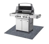 MAGNUS 2954 estera protectora para parrilla para terraza exterior - gris 100x200 cm