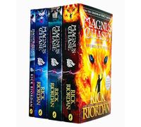 Magnus Chase and the Gods of Asgard 4 Books Collection Set By Rick Riordan (The Sword of Summer, The Hammer of Thor, The Ship of the Dead & 9 From the Nine Worlds)