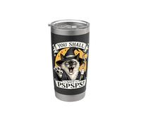 Mago de gatos siameses No lo harás PSPSPS Fantasía Magic Lover Vaso térmico de acero inoxidable de doble pared