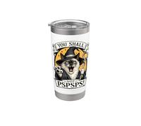 Mago de gatos siameses No lo harás PSPSPS Fantasía Magic Lover Vaso térmico de acero inoxidable de doble pared