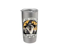 Mago de gatos siameses No lo harás PSPSPS Fantasía Magic Lover Vaso térmico de acero inoxidable de doble pared