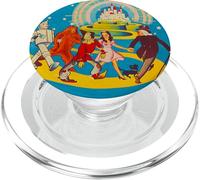 Mago de OZ Libro Art Tin Man León Espantapájaros Dorothy & Toto PopSockets PopGrip para MagSafe