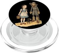 Mago de Oz Libro Cita Espantapájaros Dorothy Retro Dibujo PopSockets PopGrip para MagSafe