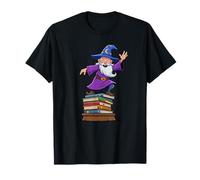 Mago en runas Antiguas y Libros de hechizos mágicos Camiseta