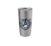 mago mago varita cósmica estrellas galaxia sabiduría Vaso térmico de acero inoxidable de doble pared