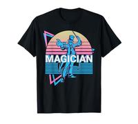 Mago Retro Magia Camiseta