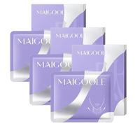Magoole péptido Firmación y máscara de cuello anti-Rueca 5 PCS/caja, máscara de cuello de péptido Maigoole, hidratación de hidratación, elevación, ajuste y línea reductora (3BOX)