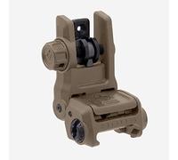 Magpul MBUS 3 miras abatibles de Hierro de Respaldo, Tierra Oscura Plana, Vista Trasera