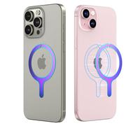 Magsafe - Anillo magnético Adhesivo de Metal para Adaptador de conversión Universal Ultrafino para Funda de teléfono, Cargador inalámbrico, Soporte de Coche, Cartera, Banco de energía, Paquete de 2