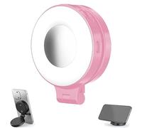 Magselfie Pocket Light, 3-In-1 Magnetic Beauty Selfie Light For Phones, Adjusted 3 Lights Modes, Side Gear To Adjust Brightness, For Makeup,Videos,Live (Black)