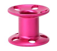 MAGT Carrete de Buceo, Carrete de Dedo de Buceo de Aleación de Aluminio Carrete de Pesca para Actividades de Buceo (Rojo)