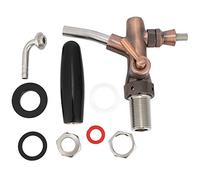 MAGT Grifo de Barril de Cerveza, G5/8 Rosca Color Bronce Grifo de Barril de Cerveza Ajustable para Bares en Casa, Restaurantes