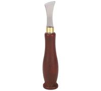 MAGT - Herramienta de encurtido de bordes de cuero, creaser Edge Herramienta de marcado de bordes de acero inoxidable, mango de madera Creaser Leather Craft Tool(1,5 mm)