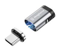 Magtame Adaptador Magnético USB C Macho a USB C Hembra de 24 Pines, Adaptador Tipo C de 240W, Transferencia de Datos de 20Gbps y Salida de Video 4K para Switch, Notebook, Tablet, Phone 15