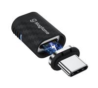 Magtame Adaptador USB C magnético de Fibra de Plastic de 24 Pines 240 W, Extensor Recto Tipo C con diseño a Prueba de Polvo, Carga rápida de 40 Gbps y Video 4K, Puerto de protección para Laptop