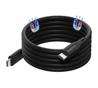 Magtame Cable magnético USB C a USB C de 60 W, cable de carga rápida de silicona tipo C, cable de carga rápida Tangle Free y Data Sync tipo C para i -Phone 16/16 Pro/16 Plus/16 Pro Max 15