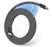 Magtame Cable Magnético USB C, Bobina Plana 60W (3A), Carga Rápida Retráctil Tipo C 1M, Flexible Compatible Con iPhone 15 Pro Max